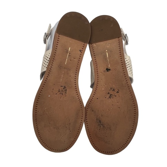 Dolce Vita Women’s Cream Ankle Strap Perforated Sandals Size 7.5 - Picture 8 of 8